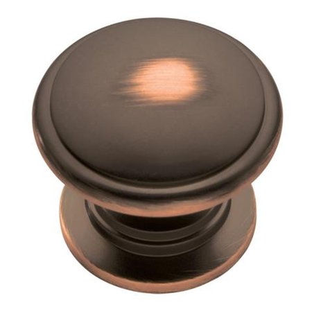 BOOK PUBLISHING CO 1.25 in. Dia. Williamsburg Knob, Oil-Rubbed Bronze Highlighted GR2528835